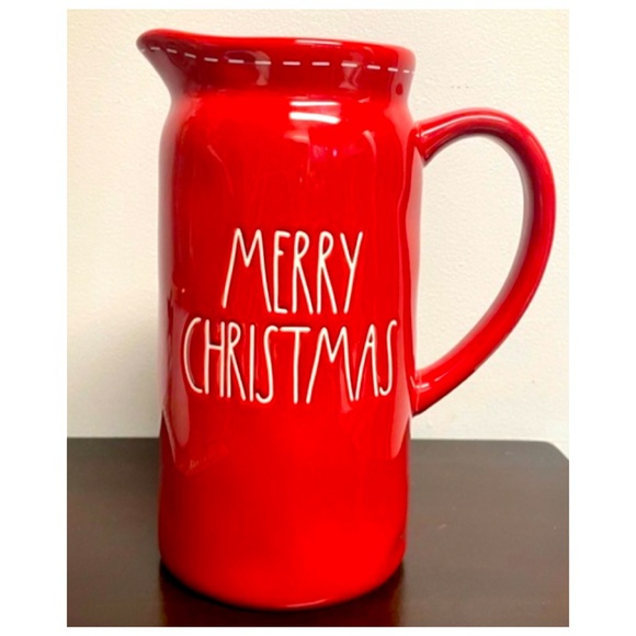 NEW Rae Dunn Merry Christmas Pitcher - Picture 1 of 2